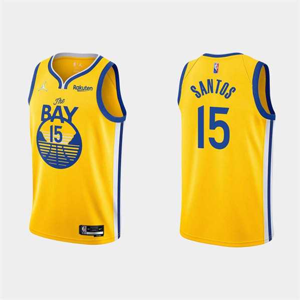 Golden State Warriors #15 Gui Santos 2022 Yellow Stitched Basketball Jersey Dzhi,We sell and wholesale Golden State Warriors #15 Gui Santos 2022 Yellow Stitched Basketball Jersey Dzhi on line form chian!